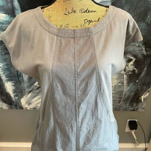 Stretchy ruched grey dress sz XL - Picture 6 of 7